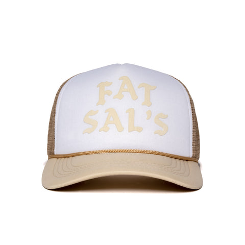 Fat Sal's Crew Trucker Hat Cream/Cream