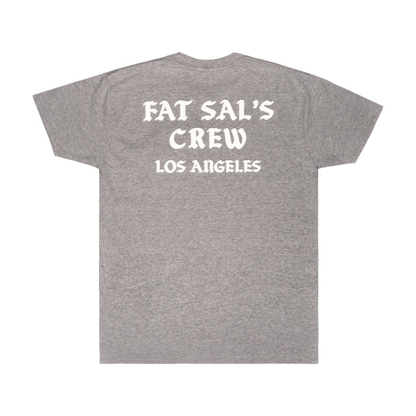 Fat Sal's Crew T-Shirt GRY/WHT