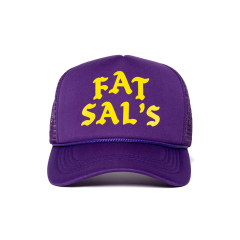 Fat Sal's Crew Trucker Hat Purlple/Yellow