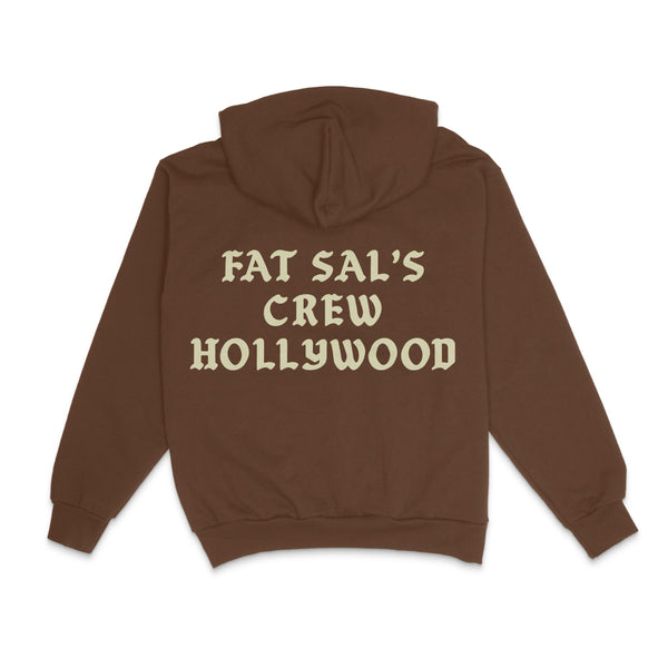 Fat Sal's Crew Brown Brown Hoodie