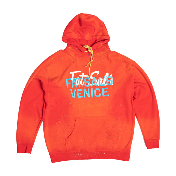 Fat Sal's Venice Red Washed Hoodie
