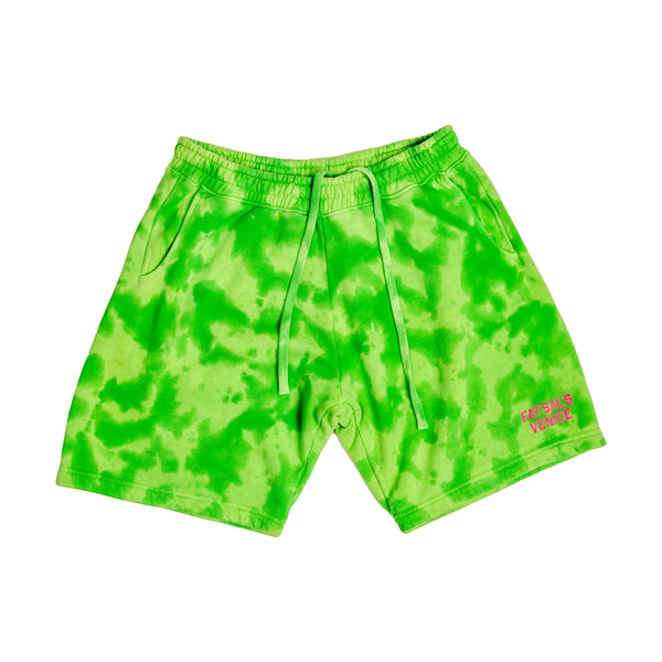 Fat Sal's Venice Green Cloud Dye Sweat Shorts