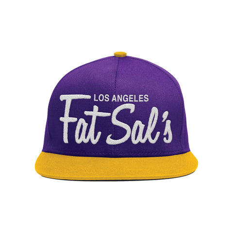 Los Angeles Fat Sal's Snapback Purple/Yellow/White